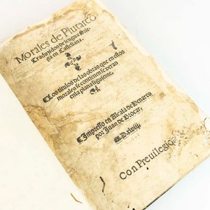 Morales de Plutarco (Moralia) Edición Alcalá de Henares 1548 - imagen 2