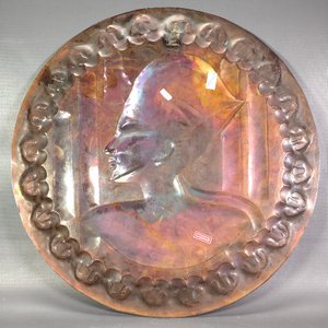 Gran Plato Decorativo Egipcio en Relieve - 50cm Diámetro - imagen 7