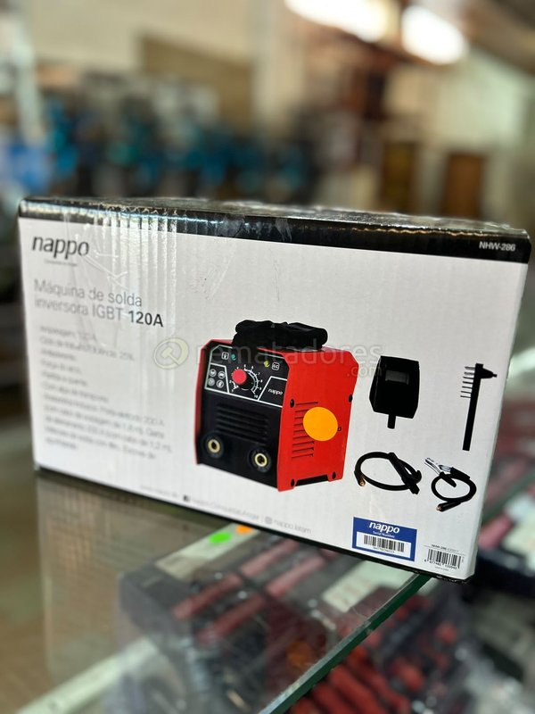 Máquina de Soldar Inversora IGBT Nappo NHW-286 120A