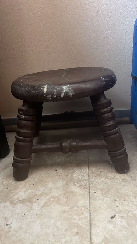 Lote siguiente: Banqueta de madera para hogar