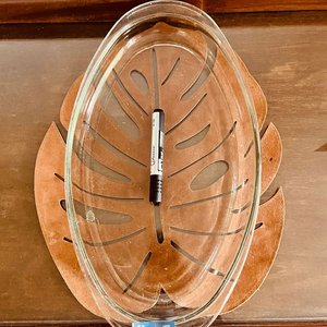 Fuente Oval de Vidrio Transparente King Glass - imagen 3