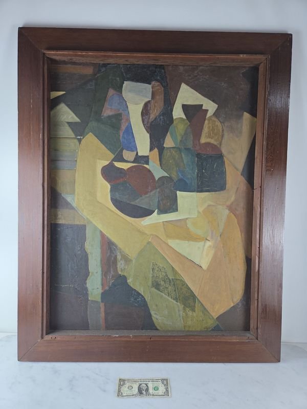 Lote anterior: Pintura abstracta geométrica de 1978 firmada