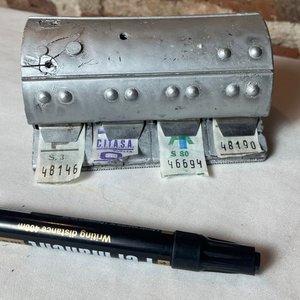 Boletera Antigua de Guarda de Ómnibus con Boletos - imagen 10