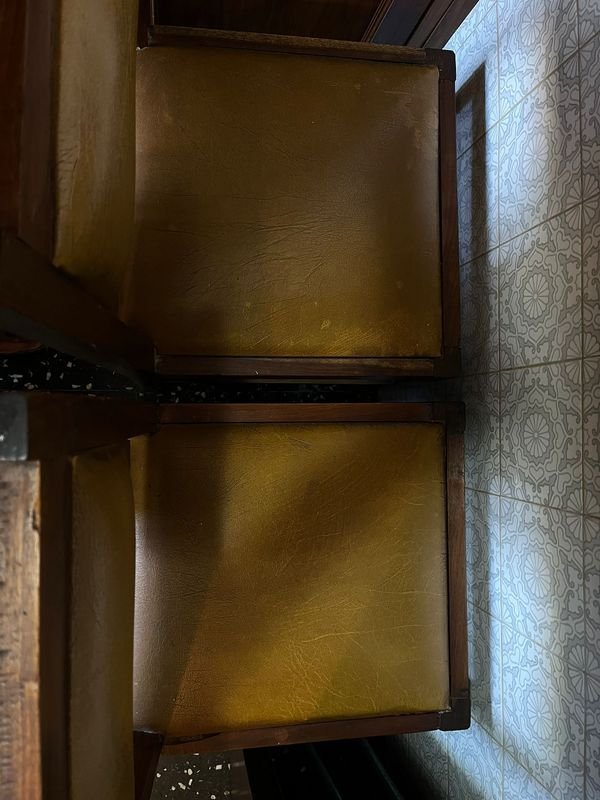 Sillas de madera con asiento y respaldo de pantasote - imagen 4