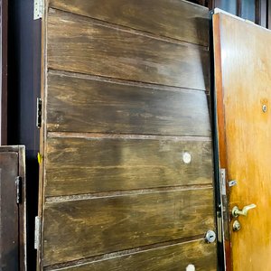 Hoja de Puerta de Madera Oscura para Frente - 205 x 83 cm - imagen 3