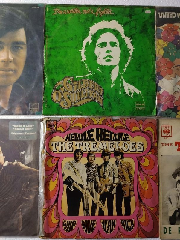 Lote siguiente: Vinilos de 33 RPM de artistas de rock y pop