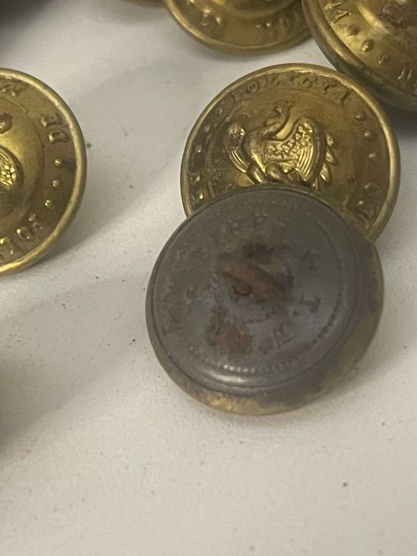 Colección de monedas militares antiguas con emblema de águila - imagen 6