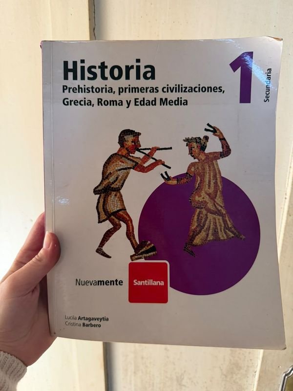 Libro de Historia para Secundaria: Prehistoria, Primeras Civilizaciones, Grecia y Roma, Edad Media