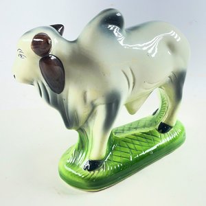 Figura de Vaca en Cerámica - Decoración Rústica - imagen 3