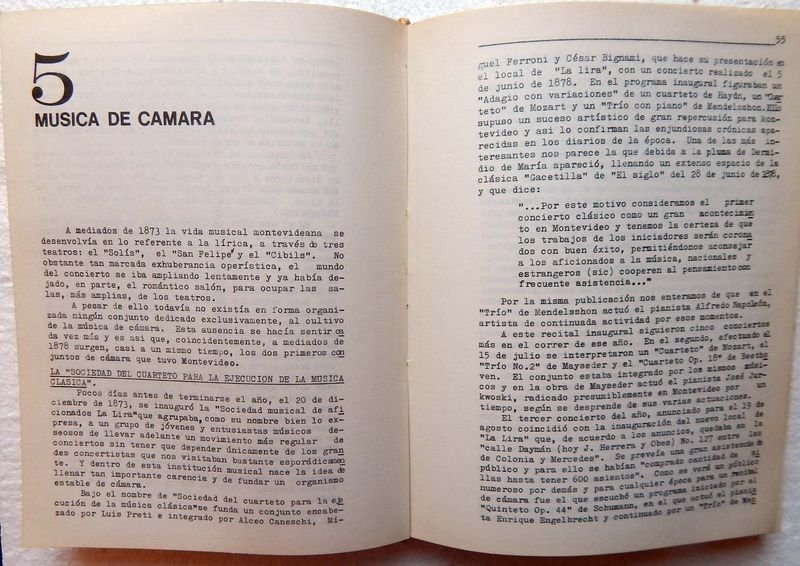 Breve Historia De La Música Culta En El Uruguay: Un Libro Raro - imagen 4