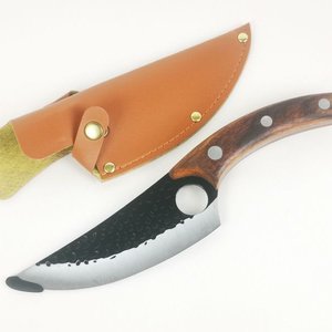 Lote anterior: Cuchillo estilo japonés con vaina de cuero, acero inoxidable