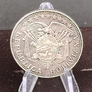 Moneda Boliviana de Plata 1854 y 1900 - imagen 3