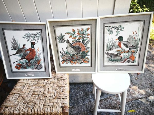 Colección de cuadritos decoración estilo aves - imagen 7