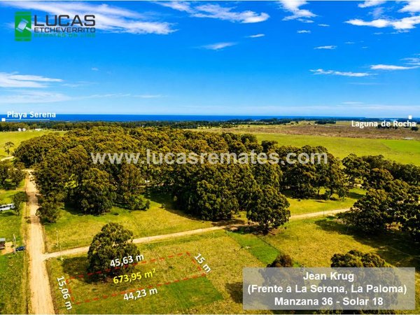 Terreno de 674 m² en La Paloma, Rocha: Limpio, Arbolado y Listo para Construir