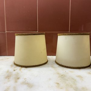 Lote de 8 Pantallas para Lámparas: 6 Florales y 2 Lisas - imagen 3