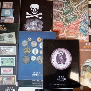 11 Catálogos de Numismática Americana y Mundial de Spink y Christie's (Años 90) - imagen 2
