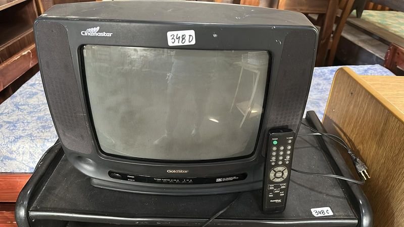 TV Goldstar con control de tubo vintage - imagen 2