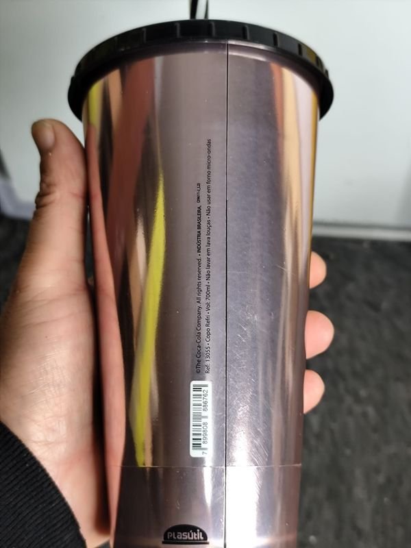 Vaso Coleccionable Coca-Cola Nuevo con Tapa y Sorbete