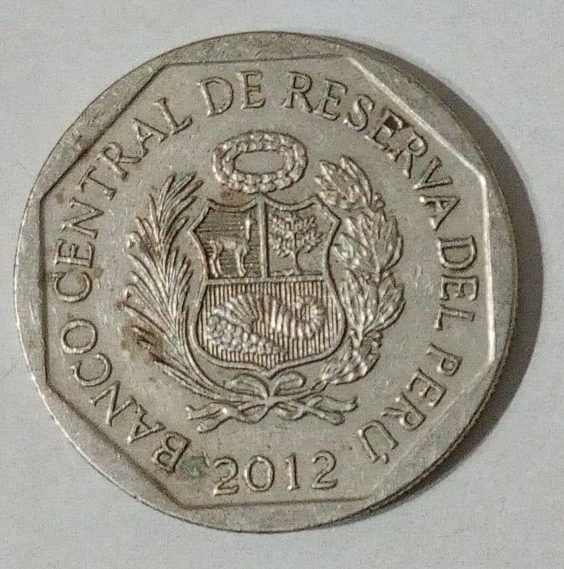 Moneda Peruana de 1 Nuevo Sol - Año 2012