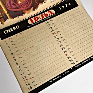 Álbum de Figuritas Chocolatines Águila N°1 Incompleto y Calendario Ipusa 1974 - imagen 8