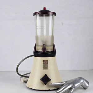 Antigua Licuadora Paladin Británica de Vidrio y Plástico - imagen 1