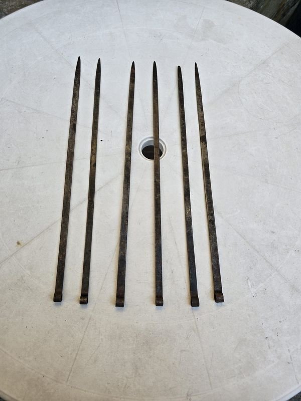 Set de 6 Pinchos para Brochet Metálicos