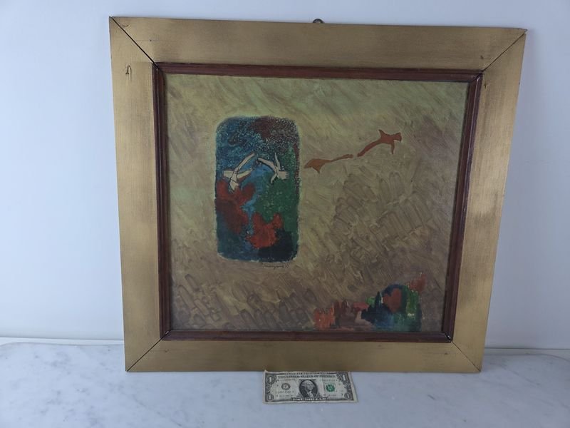Lote anterior: Óleo firmado ilegible de 1979