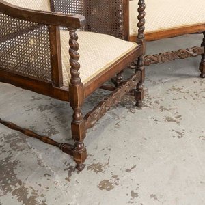 Juego de Sala Jacobino: Sofá 2 Cuerpos y 2 Sillones Estilizados - imagen 3