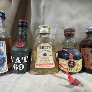 Lote de Botellas Miniatura de Licores Varios Selladas - imagen 1