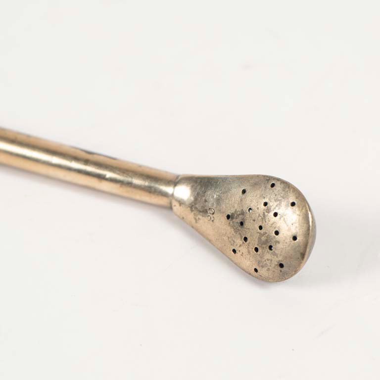 Bombilla platería criolla - Medidas: 21cm - imagen 2