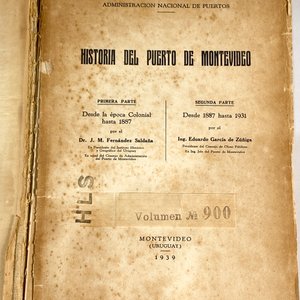 Libro Historia del Puerto de Montevideo, Tomo 900, 1939 - imagen 2