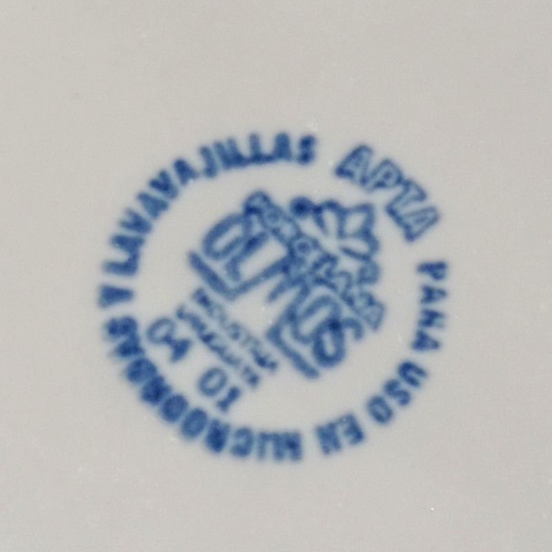 Bandejas de porcelana Olmos con logo de La Casa Violeta - imagen 3