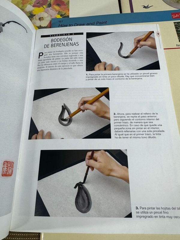 Colección de libros y pinturas relacionadas a las flores - imagen 4