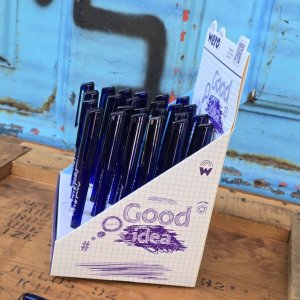 Caja con 24 Lapiceras de Gel Wero Good Idea, Tinta Azul - imagen 5