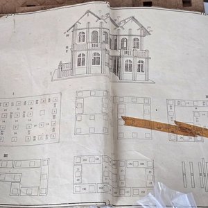 Juego Vintage para Armar Casas por Encastre - Construcción Arquitectónica - imagen 4