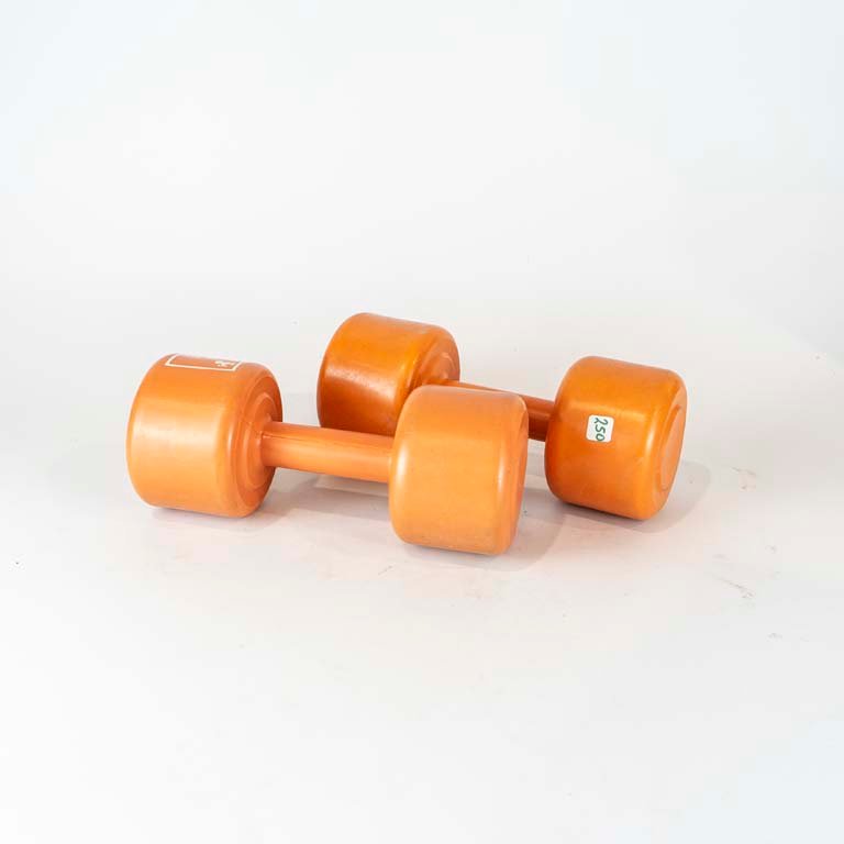 Lote siguiente: 2 Mancuernas rellenables de PVC para Fitness