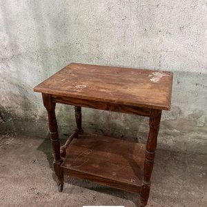 Mesita de Arrimo de Madera con Ruedas - imagen 1