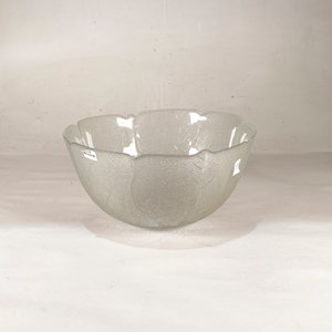 Ponchera de Vidrio Hialino con Diseño de Hojas - imagen 1