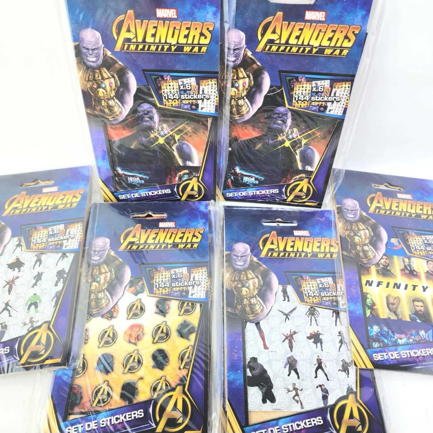 Lote siguiente: Blister de Stickers Avengers: Guerra Infinita