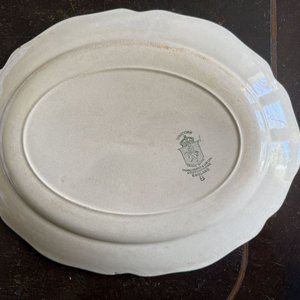 Dos Fuentes Ovaladas de Porcelana China e Inglesa - imagen 5