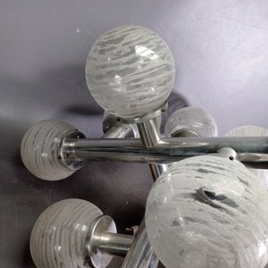 Lámpara Vintage Industrial 8 Luces con Globos Originales - imagen 3