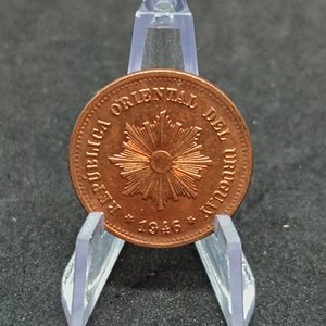 Moneda Uruguaya 5 Centésimos 1946 de Cobre, Sin Circular - imagen 3