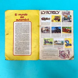 Álbum de Figuritas "El Mundo del Automóvil" Sellado - Mosca Hnos. 1980 - imagen 2