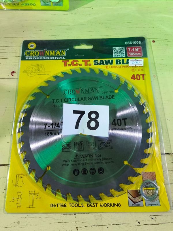 Discos de madera para sierra T.C.T. en excelente estado - imagen 3