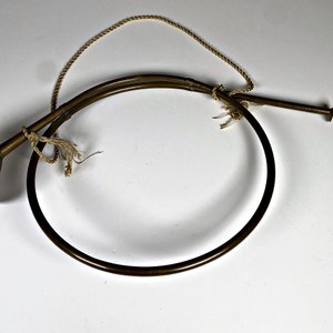Trompeta de Cacería Antigua de Bronce Diana - imagen 4
