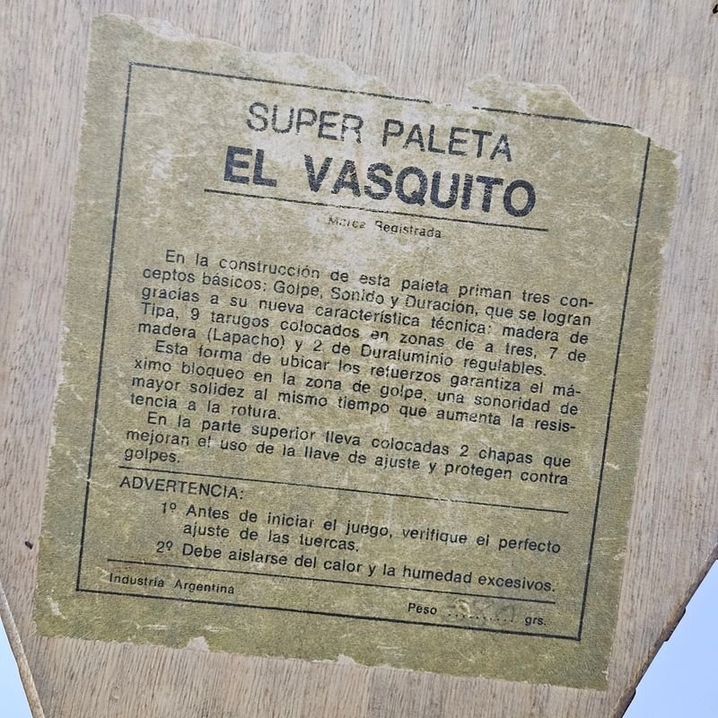 Super Paleta 'El Vasquito' con Etiqueta Original - imagen 4