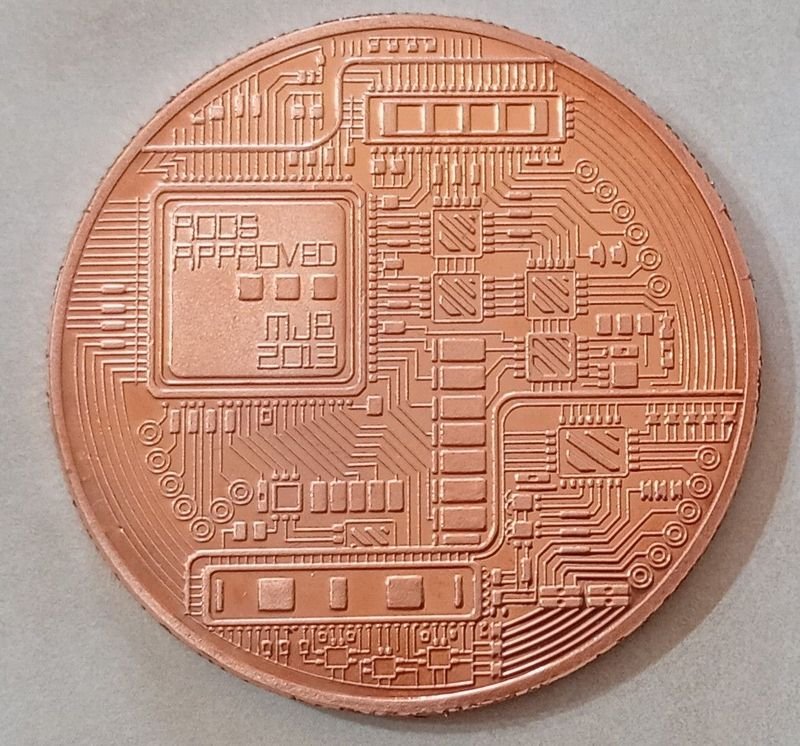Monedas de Cobre conmemorativas de Bitcoin - imagen 2