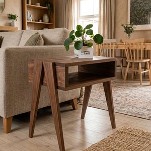 Mesa Auxiliar Living Comedor Madera Pino Natural - imagen 1