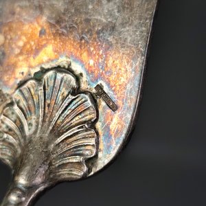 Par de Piezas de Servir "Scholberg" Antiguas de Plata - imagen 7