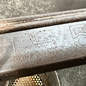 Pasapurés Colador Metálico Antiguo con Manivela de Madera - imagen 5